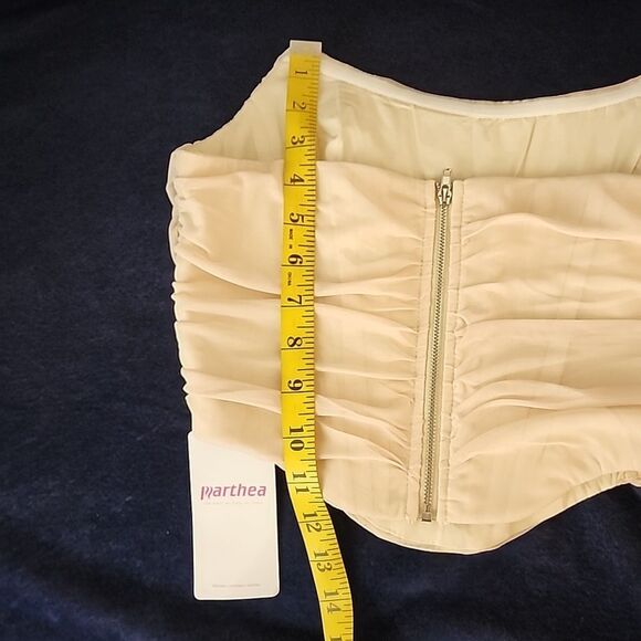 Marthea women's pale pink corset top NWT sz small - Picture 6 of 9